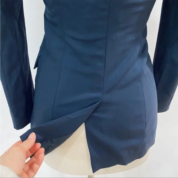 BOSS-Hugo Boss fundamental Wool navy suit blazer